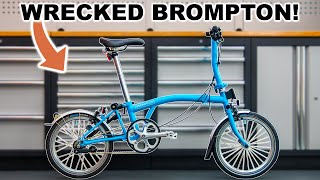 The Ultimate Brompton Rebuild! Full Service, Headset, Cables! Folding Bike Rescue!