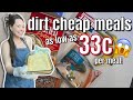 Dirt cheap meals you should be making as low as 33c per meal cheap healthy meals that dont suck