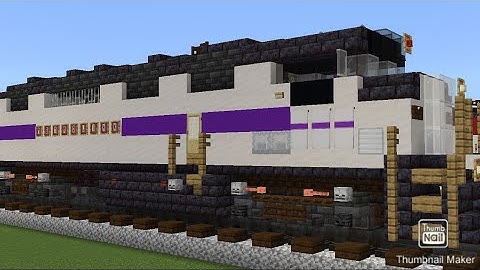 Minecraft Metrolink F59PH Locomotive Tutorial