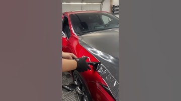 Hood wrap with the most REALISTIC carbon fiber vinyl ever!