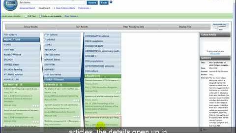 Academic Search Premier (EBSCOhost 2.0) - Visual Search