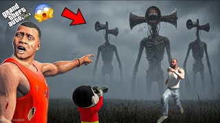 Monster Siren Head Attack on Indian Bike Driving 3D Franklin & GTA5 | GTA5 BENGALI GAMEPLAY
