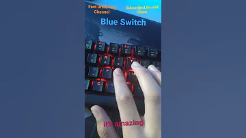 افضل صوت ميكانيكي ازرار زرقاء Blue Switch Sound Test Motospeed Ck62 Keyboard 