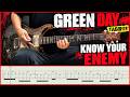 TAB】Green Day - Know Your Enemy [GUITAR COVER] [INSTRUMENTAL