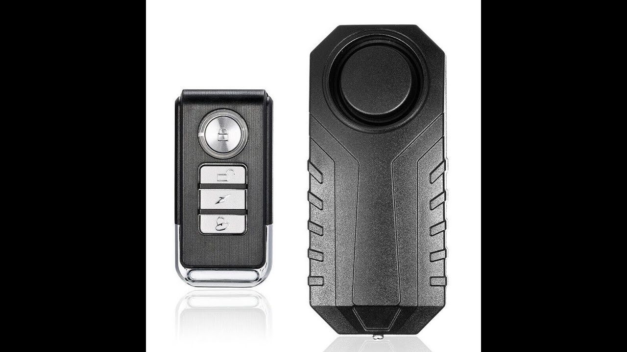 Wsdcam Wireless Vibration Alarm with Remote Control Anti-Theft Alarm Security