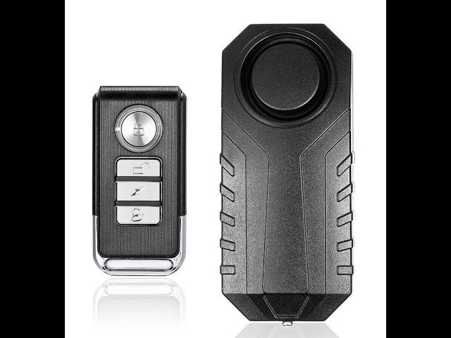 The Bicycle Anti Theft Vibration Remote Control Alarm Set Up