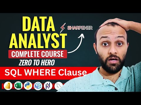 Data Analyst Tutorial #13 SQL WHERE Clause Explained with Example | Filter Data in SQL