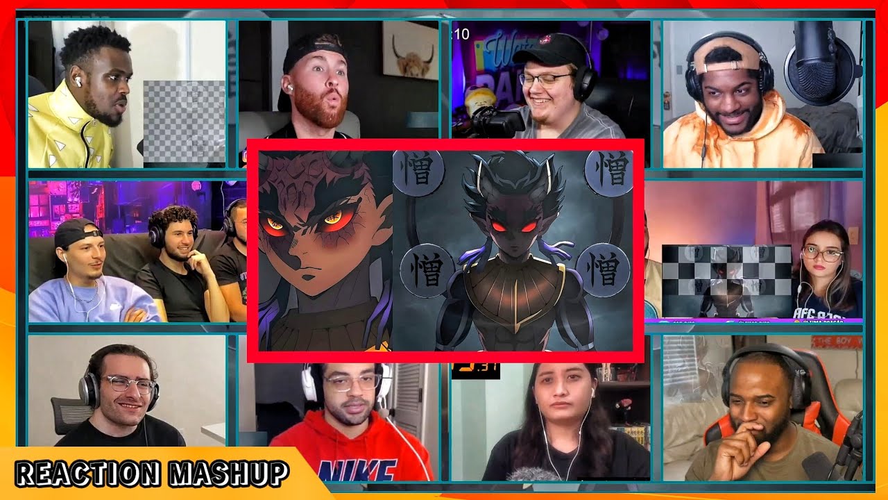 Zohakuten/Upper Four Entrance Reaction Mashup || Demon Slayer - Kimetsu no Yaiba Season 3