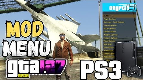 O MELHOR MOD MENU SPRX PARA GTA 5 PS3 1.27 CRYPTIX V1.3 PKG