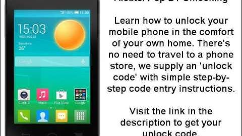 Unlock Alcatel Pop D1 (4018A 4018M 4018X) - SIM ME Lock