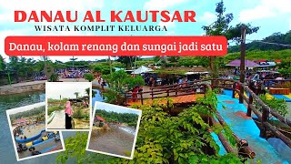 Danau Al Kautsar Pekalongan Wisata komplit keluarga // ketika Danau, kolam dan sungai jadi satu