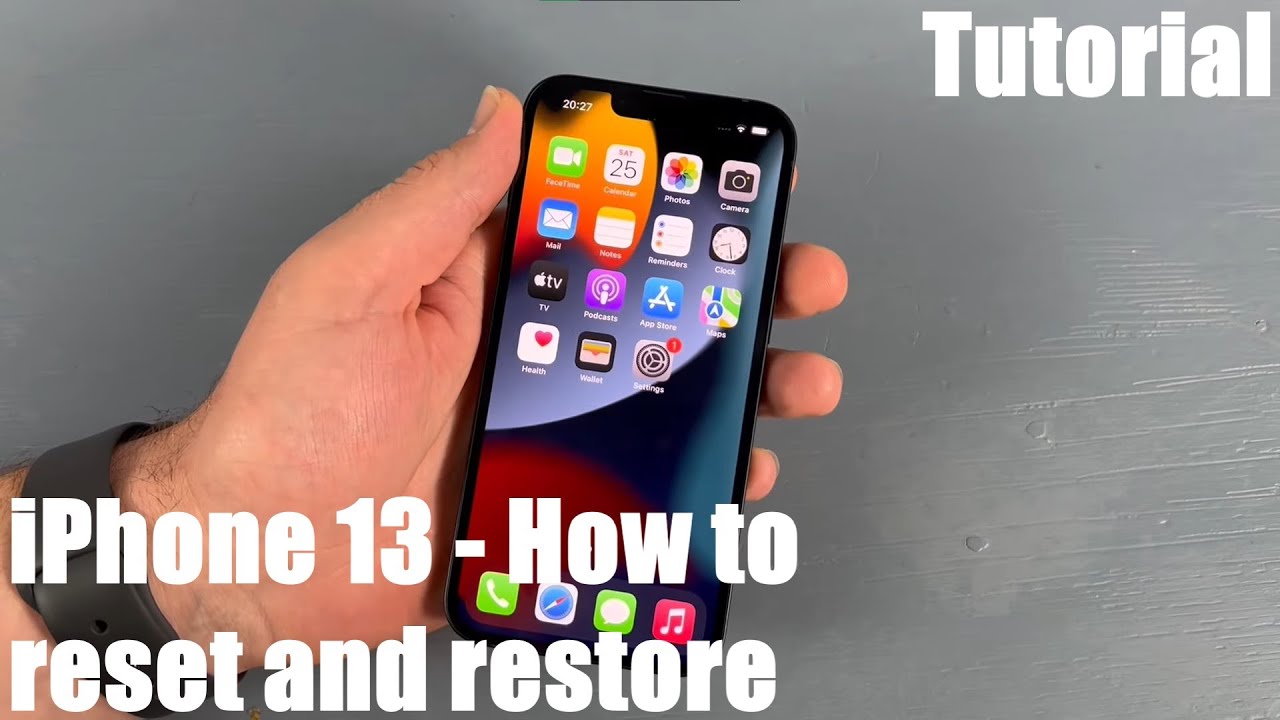 How To Reset And Restore Your Apple IPhone 13 For Selling Right And