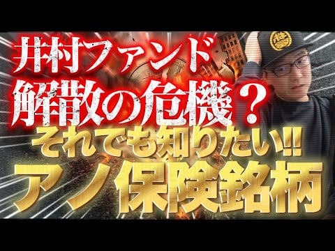 井村ファンドが解散の危機？それでも知りたい保険株！｜日本株Kaihouファンド、騒動の全容と保険銘柄をプロファイリング【前編】