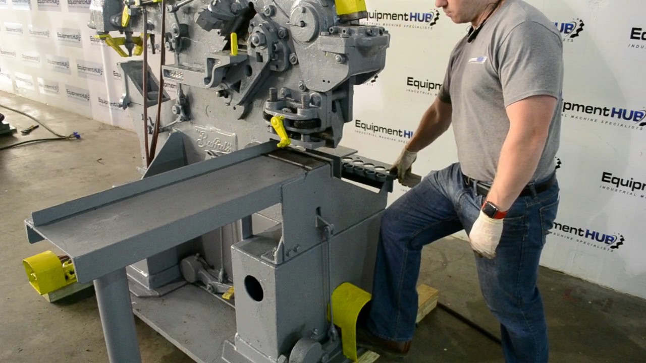 Buffalo No. 1/2 58 Ton Universal Mechanical Ironworker YouTube