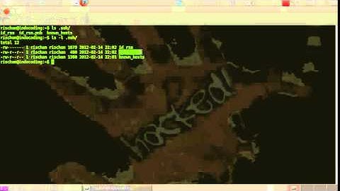 Login SSH tanpa menggunakan Password RSA Private Public Key
