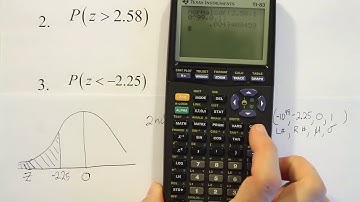 Using a Texas Instruments (TI-83) graphing calculator to find areas (prob) under the normal curve