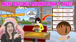 ADA MENU BARU KUE CROMBOLONI DI CAFE?? WOWW..BENERAN NIH?? SAKURA SCHOOL SIMULATOR - PART 798 screenshot 4