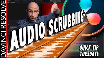Audio Scrubbing in DaVinci Resolve 17 | Quick Tip Tuesday!
