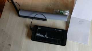 AtomSpectra 3 Scintillation detector and Android - first test