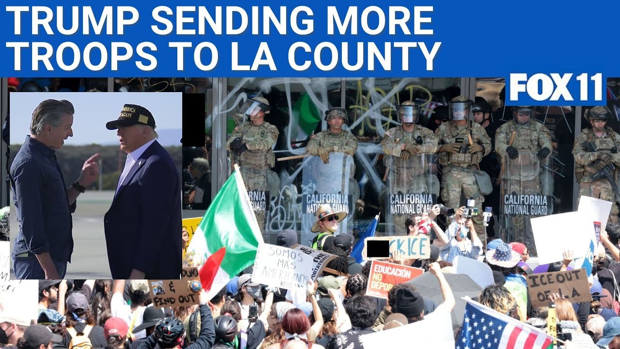 Trump sending 700 Marines, more National Guard members to Los Angeles ...