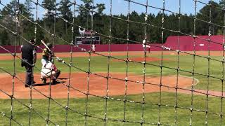 Tannor Dalfrey hitting at Monroeville