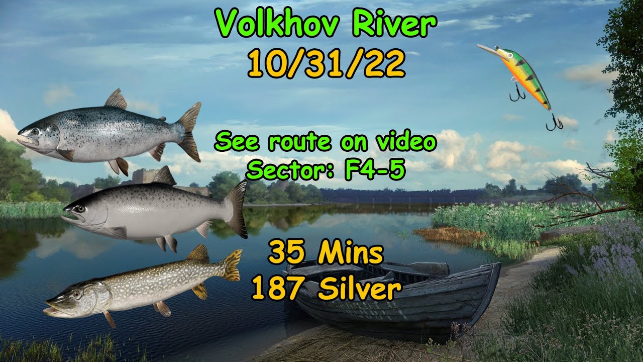 Russian Fishing 4 Volkhov trolling route 103122 YouTube