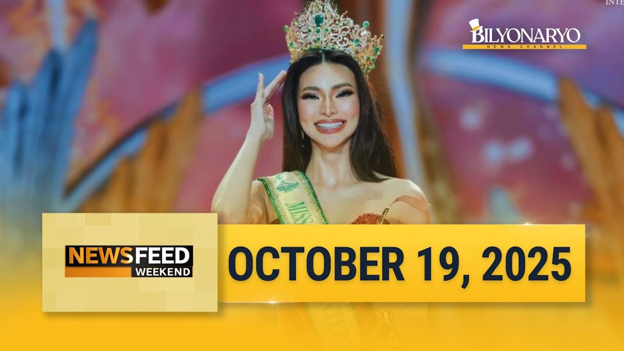 Newsfeed Weekend | October 19, 2025 - 12pm