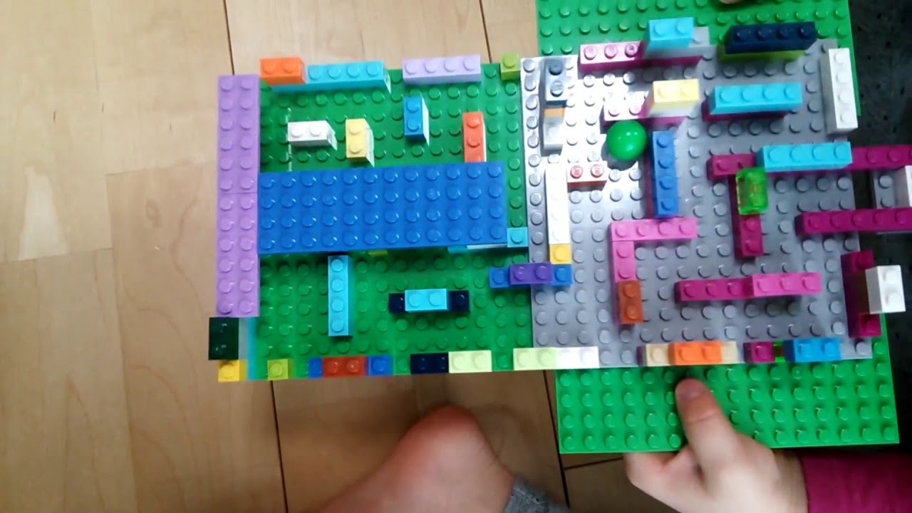 レゴ ビー玉迷路２ カラフル アイデア 作り方 子供 簡単 テレビ