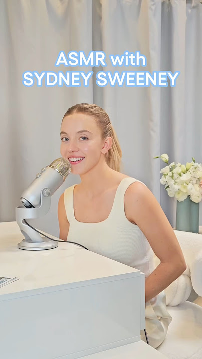 ASMR WITH SYDNEY SWEENEY: Refilling Cream Skin Toner & Moisturizer