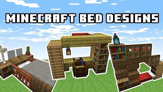 How to Build Bed Designs Idea in Minecraft 1.20 in 2024