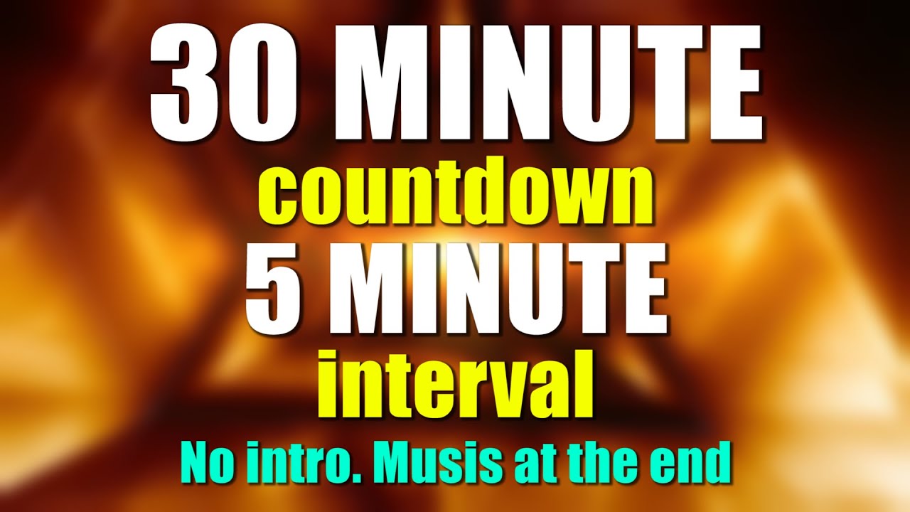 5 min timer with music