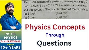 The displacement of a particle, moving in a straightline, is given by s = 2+2 + 2t + 4 । Kinematics