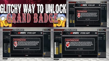NBA 2K17 | EASIEST WAY TO GET YOUR GRAND BADGES WITHOUT GRINDING!!!