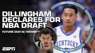 Rob Dillingham DECLARES for NBA Draft 👀 'Playing with Wemby would be AMAZING!' | NBA Today