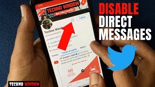 How to Disable Direct Messages on Twitter screenshot 2