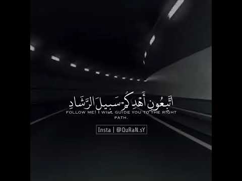 وقال الذي آمن يا قومي اتبعوني أهدكم سبيل الرشاد