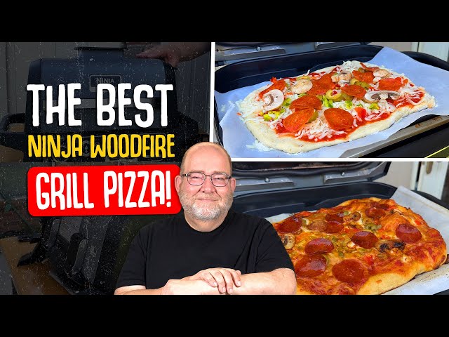 Wood Fired Pizza in 4 Minutes! / On The Ninja WoodFire Outdoor Grill /  Awesome! 