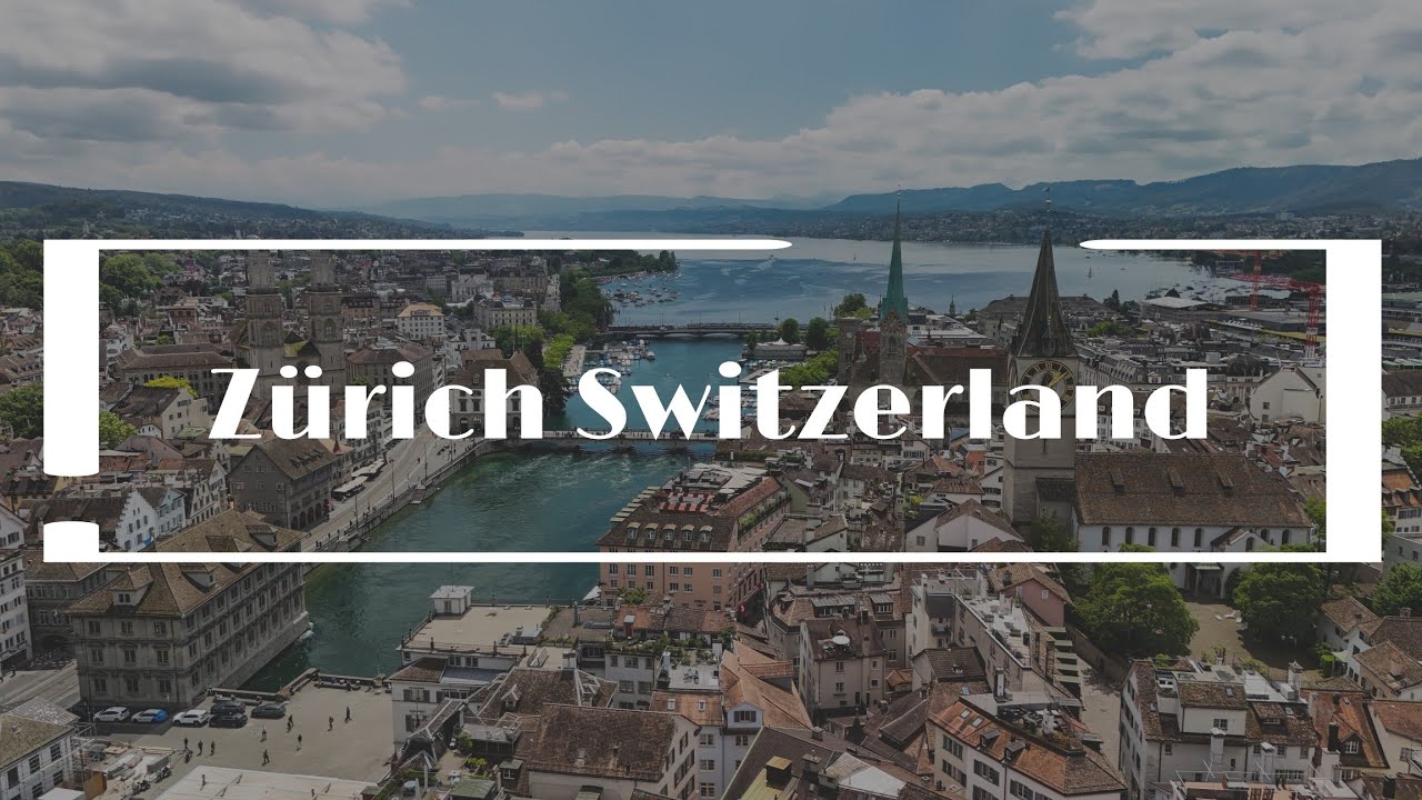 Zurich Switzerland | Drone Aerial Tour | 4K |