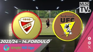 DVTK - Szekszárdi WFC | 4-1 | Simple Női Liga | 14. forduló | MLSZTV