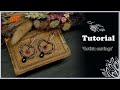 Gothic heart earrings - wire wrapping tutorial