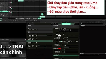 Hiệu ứng chạy chữ và thay đổi màu sắc chữ trong Resolume Arena[ElementPik.com]