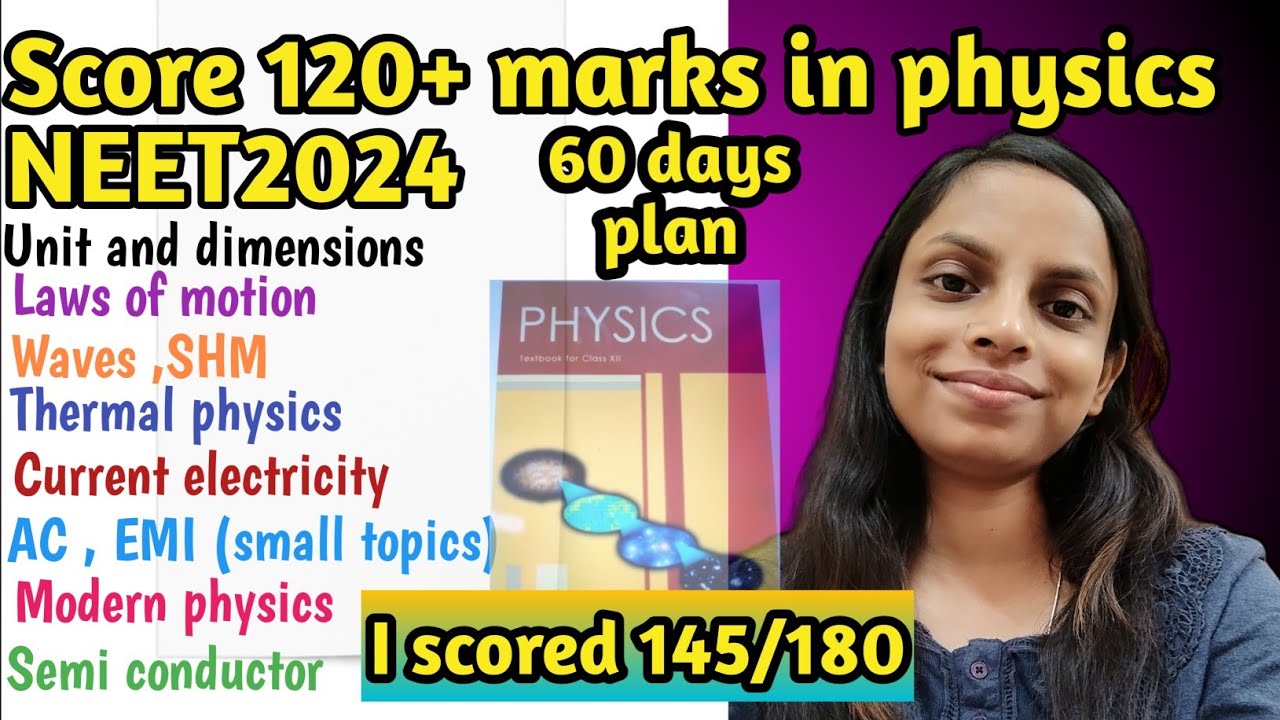 Best strategy to score 120+ in physics . Last 60 days smart work. # ...