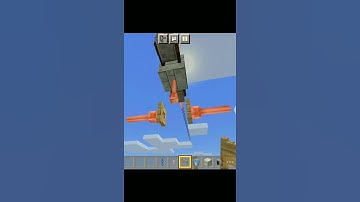 How To Make Zip line In Minecraft || Minecraft Build Hacks #shorts
