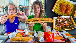 Sri Lankan Food at MCDONALD’S in Colombo Sri Lanka - HUGE SPICY CHICKEN FOOTLONG + CURRY AND RICE 🇱🇰