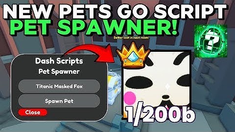 [NEW👨‍💻] Pets Go Script Pet Spawner 📜🔥 | Pastebin Link | Titanic Vault Update | Keyless Latest 2025