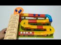 Marble run ASMR☆16:40 minutes Satisfying sounds #asmr #marble #toys #viralvideo