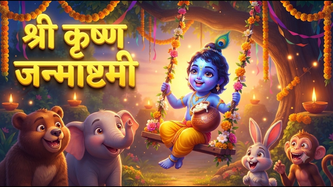 आनंदवन स्पेशल: कृष्ण जन्माष्टमी का पावन उत्सव | Krishna Janmashtami Celebration Story in Hindi