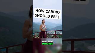 What moderate intensity cardio should ACTUALLY feel like 💯