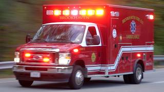 Brookhaven Fire Company Ambulance 52 Responding
