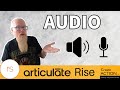 Working with Audio in Articulate Rise 360